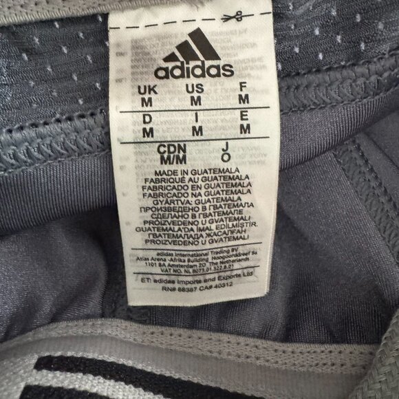 Adidas Hyped Football Pants Mens Medium Gray White No Pads NWT SS-1965 - Picture 11 of 14